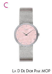 Dior Pink MOP & Diamond Satine Watch